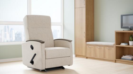 Where can I find a stylish recliner that feels like the ones in hospitals?